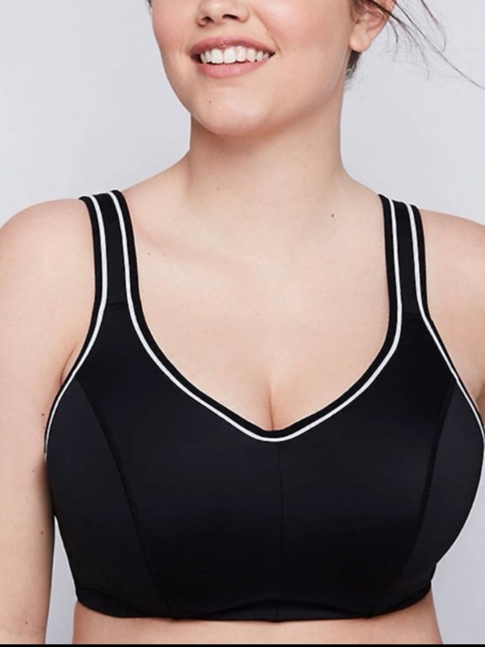 Lane Bryant LIVI Active Max Support Wicking Underwire Molded Sports Bra 46DD